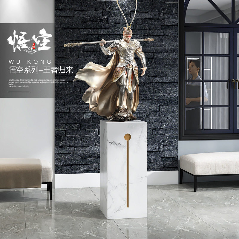 现货速发创意斗战胜佛桌面摆件客厅电视柜齐天大圣家居装饰品乔迁