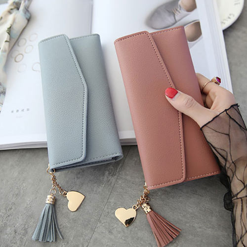 现货速发2022 Fashio Wo Waets Simple Zipper Purses Bla