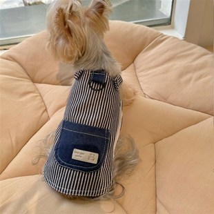 速发小甜粥服新款牛马可牵咪猫引马甲约克夏仔尔济斯背心衣服