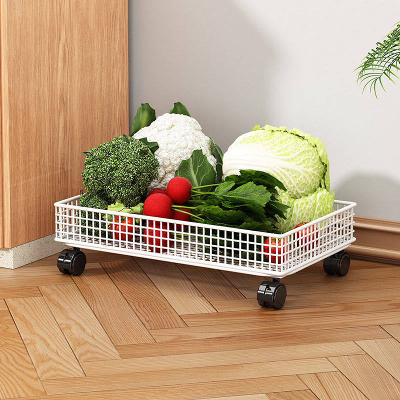家用菜篮子置物架落地可移动蔬菜收纳筐厨房菜筐储物架推车收纳篮,厨房/烹饪用具,厨房置物架/置物柜/角架,淘宝优惠券,粉丝福利购,淘宝优惠卷
