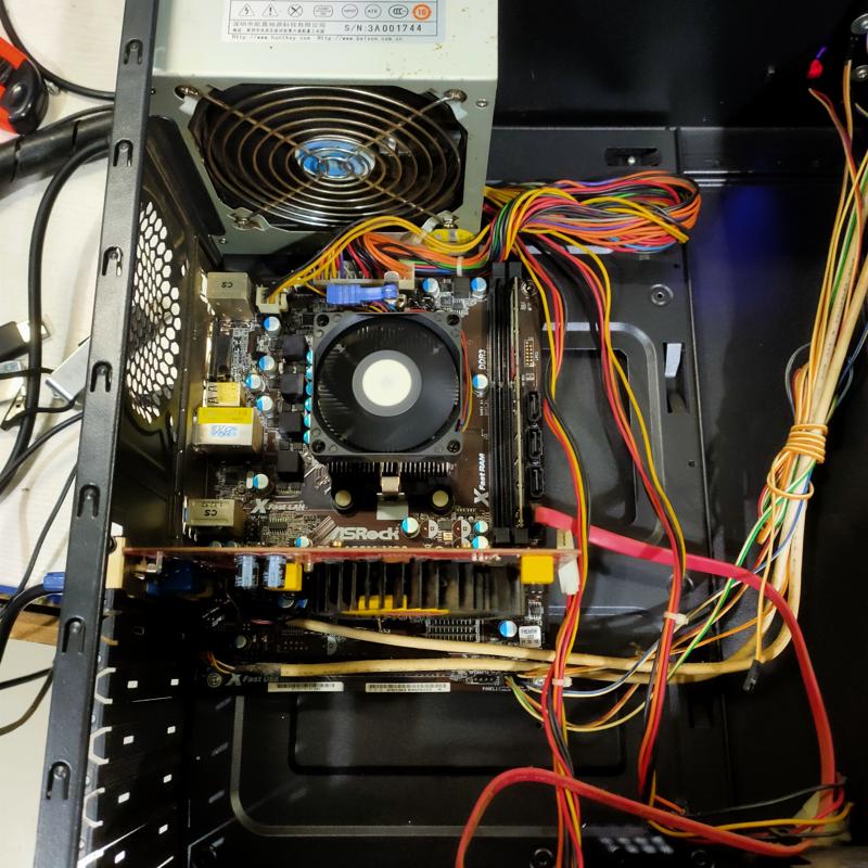 议价AMD  740  4核   4g 内存,A58主板,5