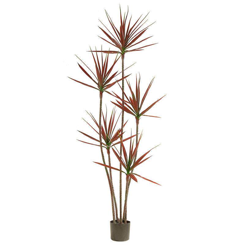 仿真龙血树侘寂风绿植假树客厅装饰摆件仿真植物龙舌兰落地盆栽