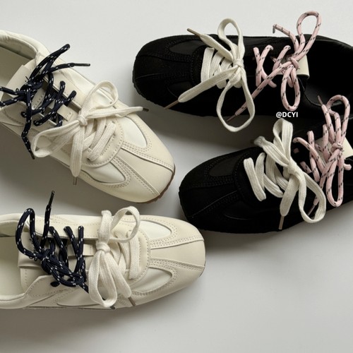 复古鸳鸯德训鞋女阿甘鞋