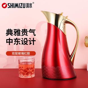 清水 保温瓶小热水瓶咖啡壶 保温水壶欧式 暖瓶奢华家用暖水壶时尚