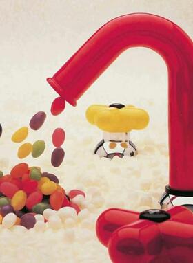 糖果色脸盆水龙头，全铜冷热可爱红色脸盆浴室柜台下面盆分离双孔