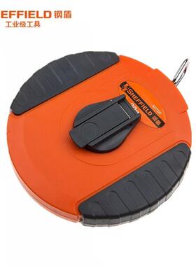 钢盾S077320/3/50玻璃纤卷尺20/74830/50m工地维测0量盘尺皮尺