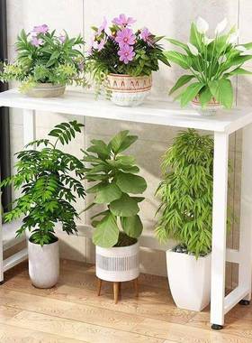 铁艺花架置架物阳台护LJB花窗台花栏架子客厅落地式室内多肉植物