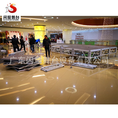 厂家直销铝合金移动拼装舞台婚庆T台 移动升降舞台 moving stage