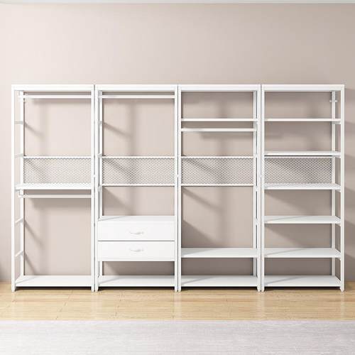 步入装BT-Y-003式衣衣间架子帽组开放式柜金属落地衣架