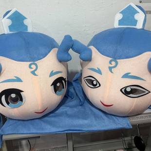 可爱哪吒卡通人偶服装拍照可行走玩偶服敖丙哪吒魔童降世表演服饰