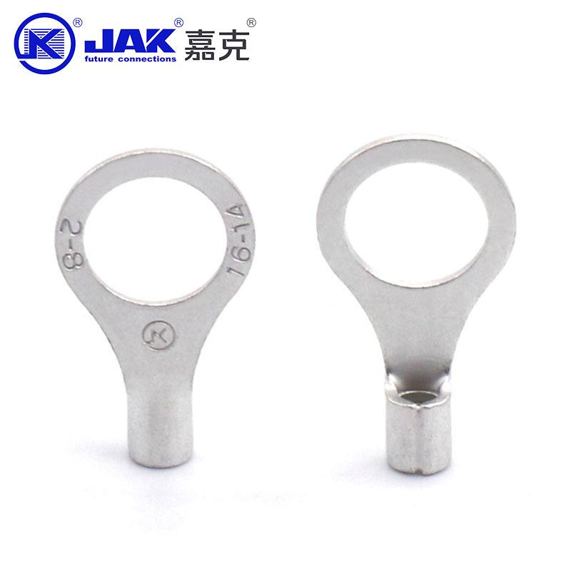 NB2-子8紫铜国标圆形接线线端M8EXI圆环I线鼻电线连接器电冷R压接