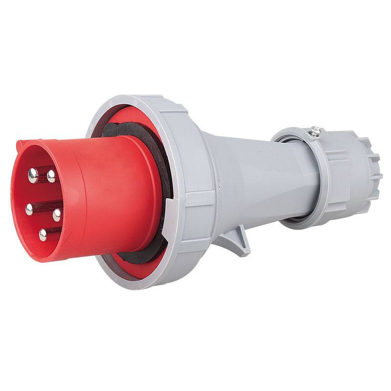 63A125A工业插头五芯航空插头 IP67防水插头户外电源插头连接器