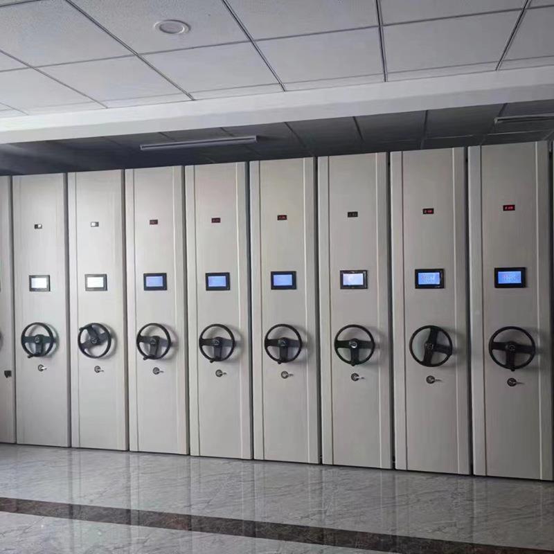 电动智柜财务智能密集凭证办公文件资能存储架集移动式档案柜智能