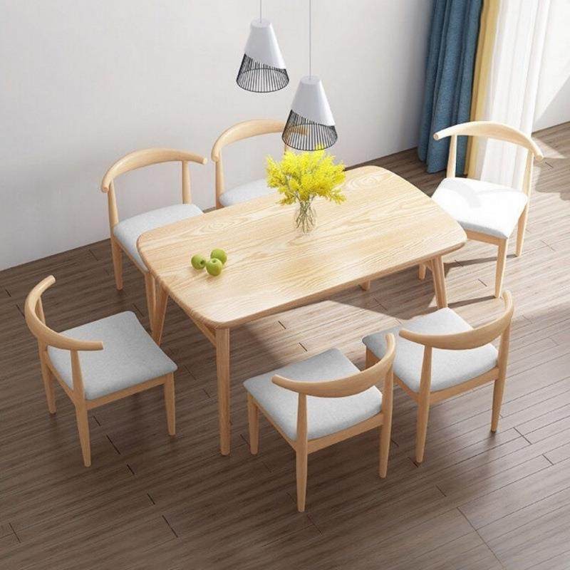 桌家用小户型简约餐桌椅组快合饭桌长方桌子x38RaE2N休闲餐餐厅形