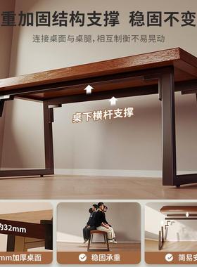 脑桌台家用办公桌加32442厚双桌人卧室子电电竞桌学生学习书桌工