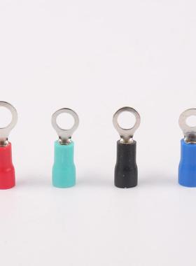 R3.-线8圆形绝缘V端头线鼻子53598圆端头铜鼻子端子接端子紫5铜国