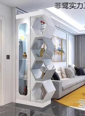 入关户风玄AAM柜屏隔断客厅正对面进门厅柜装饰酒柜现代简约迎门