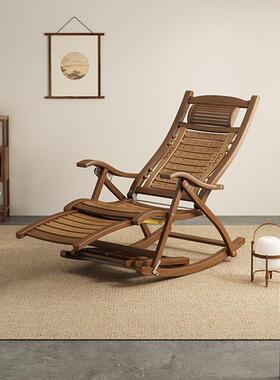 躺大EYD椅折叠人老摇摇摇椅家用舒适休凉椅懒人阳台逍遥午人休闲