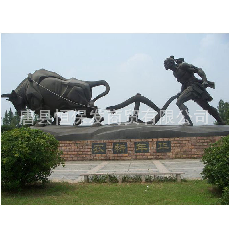 大型纯铜华尔街牛雕塑厂家直销
