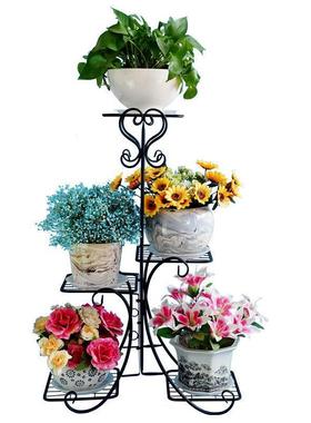 花架子室内多省空间艺层阳43713台家用置物架客绿萝吊兰厅花盆铁