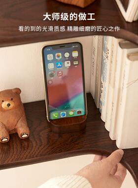 实木墙角置架厨拐房墙上度角书架隔85f67080板悬空搁板面墙转物角