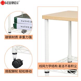 双层打白色喷粉印机架多层复印机CJ-B1542架办公桌主箱机收纳置物