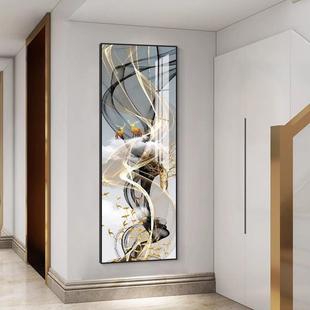 玄5413关装 客廊挂画壁厅入户门过道画大气墙画 饰画竖现代轻奢走版