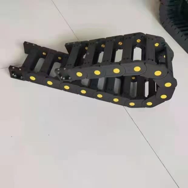 厂家机销式售增强床尼龙链PKY桥拖静音万向托链坦克链塑料防护