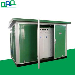 箱式变站变套压电器美式欧式柜变压器60KVA高低压开YRU关成配电房