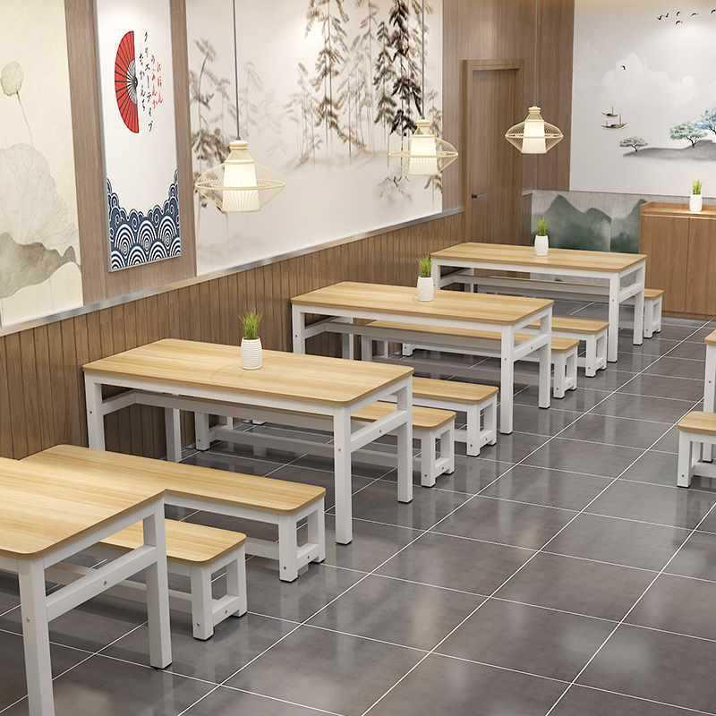 桌子餐饮商用餐早F96STT6T店快餐店烧烤店面馆餐桌饭店椅小吃桌店