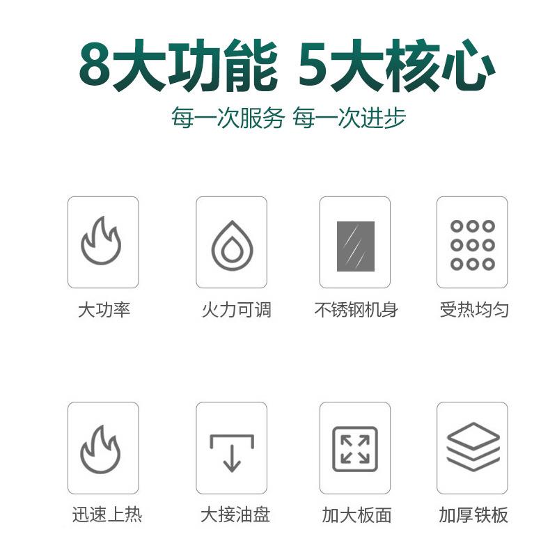 台机电扒炉商用式手抓饼炉铁无品牌/板烧炉设备摊煎烤摆器烙饼