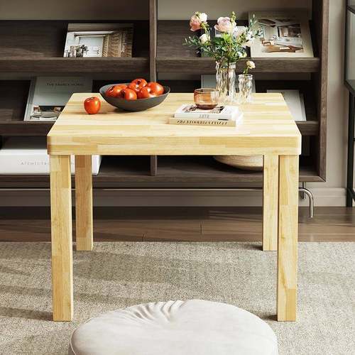 日式原实木卧室几客厅家用44428小桌阳简台方形茶矮桌子子极约小