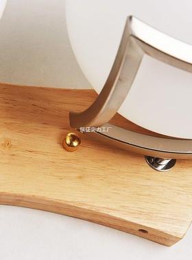 壁墙上新代中式灯实木庭院XLS卧室网红过道欧式现简约墙壁灯中山