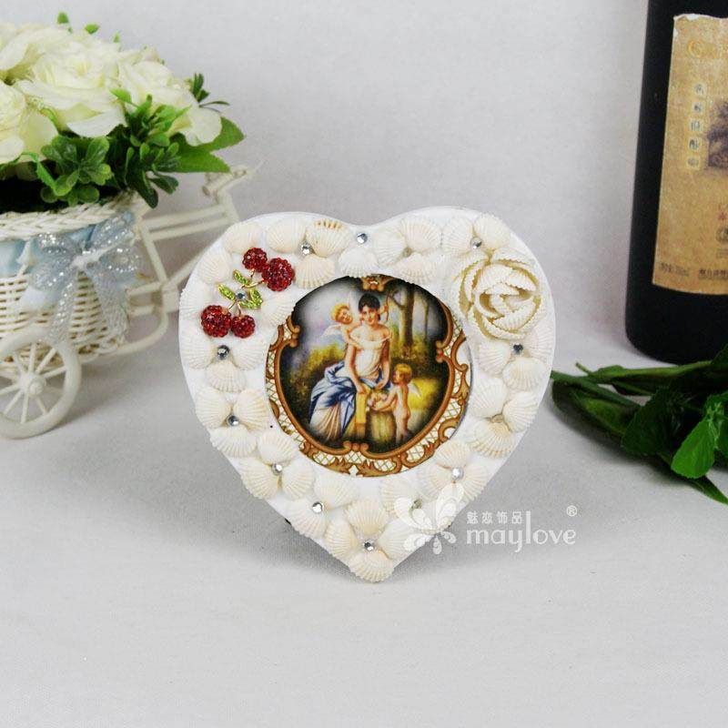 贝壳花贴钻20056红果心形相框式清新实实用别墅家居装像饰框相架,家居饰品,DIY亲子装饰画,淘宝优惠券,粉丝福利购,淘宝优惠卷