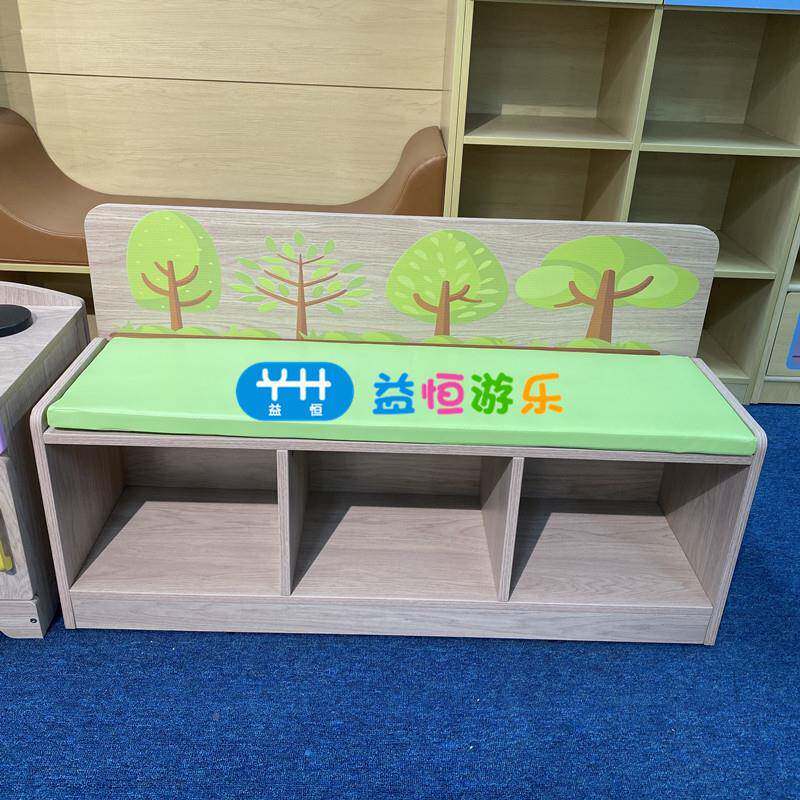 儿中童实区NRD角柜幼儿园早教心巴拉亚系列分区木柜厨房玩具收纳