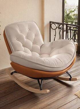 蜂窝约椅懒人沙发摇摇摇椅居家躺客厅阳台简轻奢企鹅休闲PIA摇摇