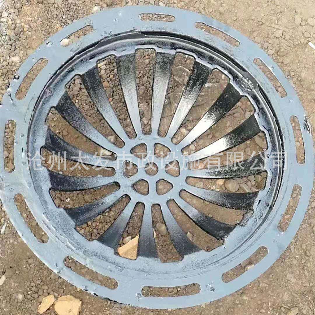 球墨铸铁圆篦形方形溢流井绵盖流海城NRB市排水溢流井雨水溢口篦