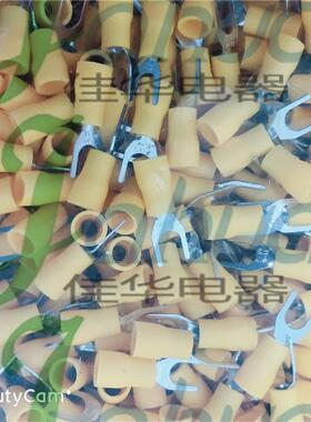 SV2-4S叉形缘端头压冷接SV2-4S线端绝子铜鼻子紫铜预0.7厚