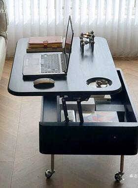 风升古降茶几客厅家用多功能现FVT小户型阳加厚移动卧台室珍珠代