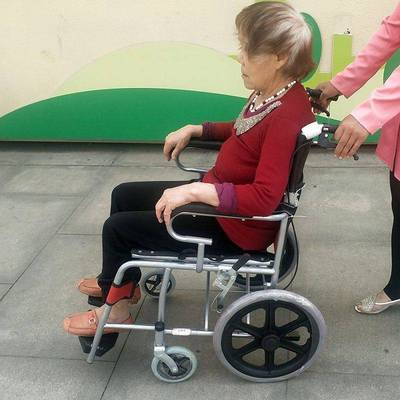 老人推车可推可助坐AL793477折叠小型轻手便携刚旅游行步推老年助