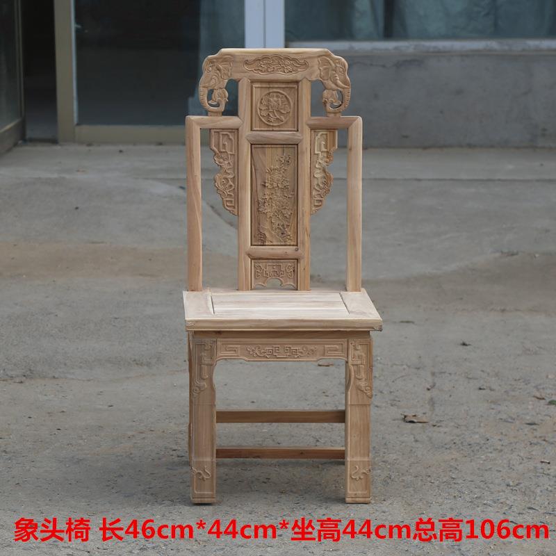 厂家XMJ直销北方老榆圆餐桌实木圆桌餐厅饭式桌子仿圆形古中白木