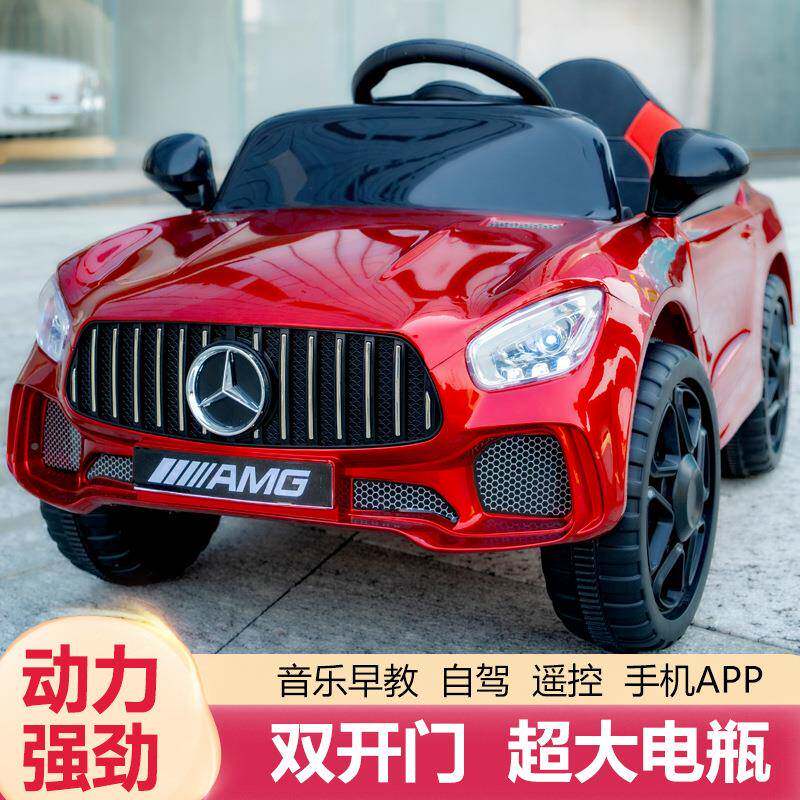儿童电汽车充TRG动电四轮玩具车可坐人岁-汽车13男女宝宝带遥控童