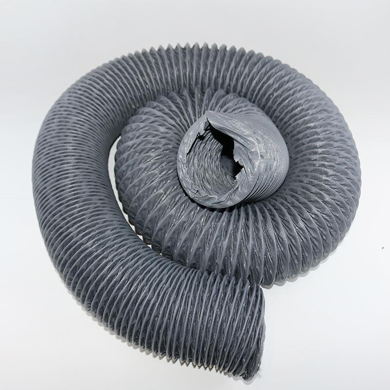 耐热铝箔软伸缩管NXE排风管油管烟机管油烟机钢丝排风道厂家