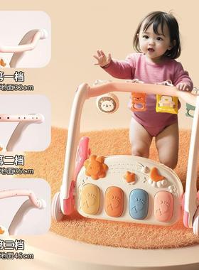 婴儿玩脚踩琴健身具架33048器新生婴幼儿0宝宝3到钢个月1岁儿6童