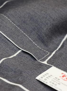 学厂校14833纯棉三件套舍格子学生宿床上用a品被罩床单类夏被套家