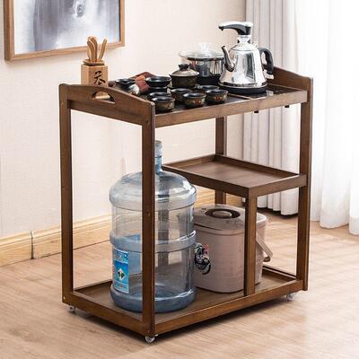 饮水茶桶放置移动阳台茶泡茶桌家用泡茶台小几中柜式客厅茶QSU台