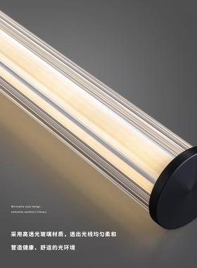 意式现轻奢餐厅吊灯34837代极计简岛台吧台长条玻设师一字餐璃厅