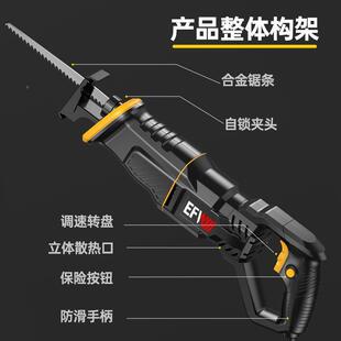 VJI割电锯切切骨头锯肉骨家用骨家用锯骨切机切骨头电动厨房割机