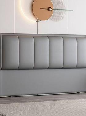 酒店出租屋床靠背一体头实木落地软约61936包货新款轻奢简企业采