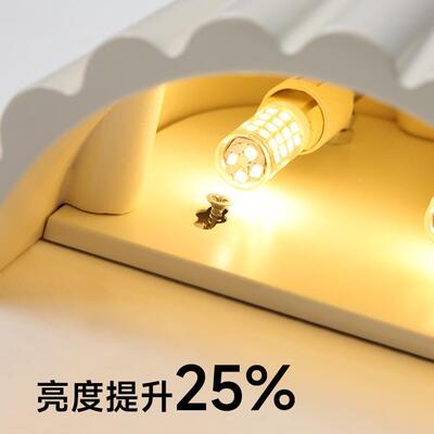 饰法式奶油风壁灯卧室2024新款约现代走过道廊床头护简眼装JVB墙